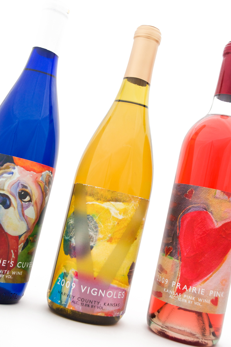 Wine bottle photography ©Barrett Morgan Design LLC Photography
