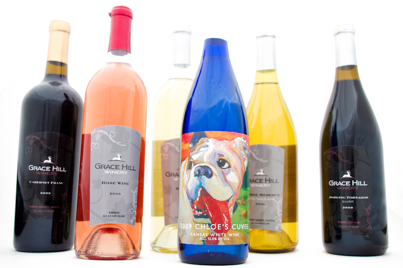 Wine bottle photography ©Barrett Morgan Design LLC Photography