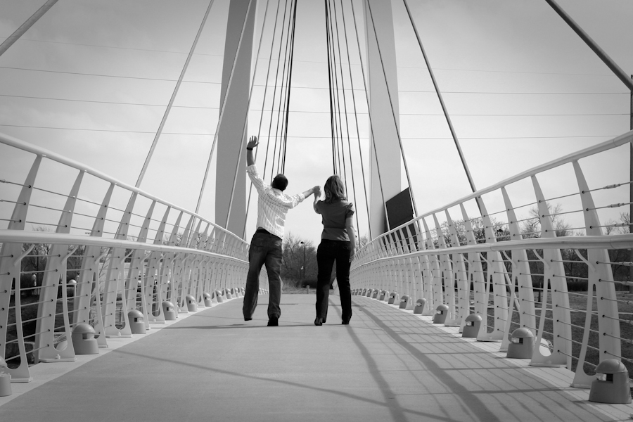 Engagement photos in Wichita Kansas ©Barrett Morgan Design LLC Photography