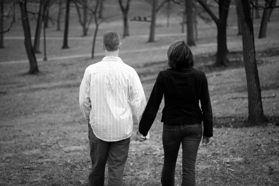 Engagement photos in Lawrence Kansas ©Barrett Morgan Design LLC Photography