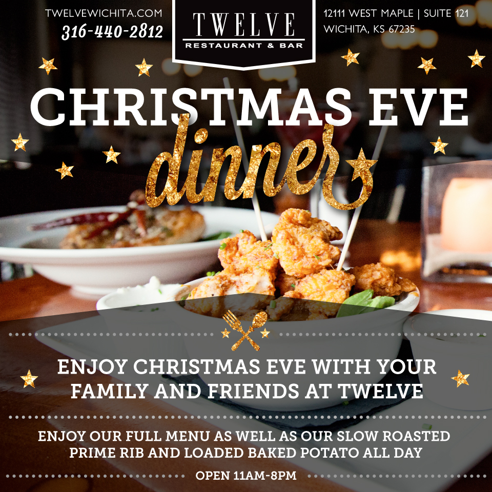 Twelve Restaurant Christmas Eve Promotion