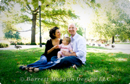 Family portrait Photography in WIchita Kansas, Barrett Morgan Design LLC