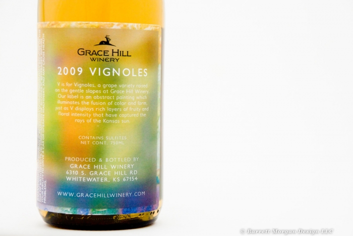 Wine Bottle Labels by Barrett Morgan Design LLC