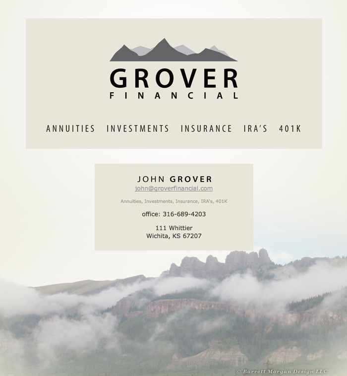 Grover Financial Website Sample