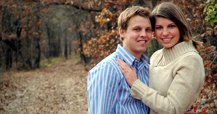 Engagement Photos, Wichita, KS ©Barrett Morgan Design LLC