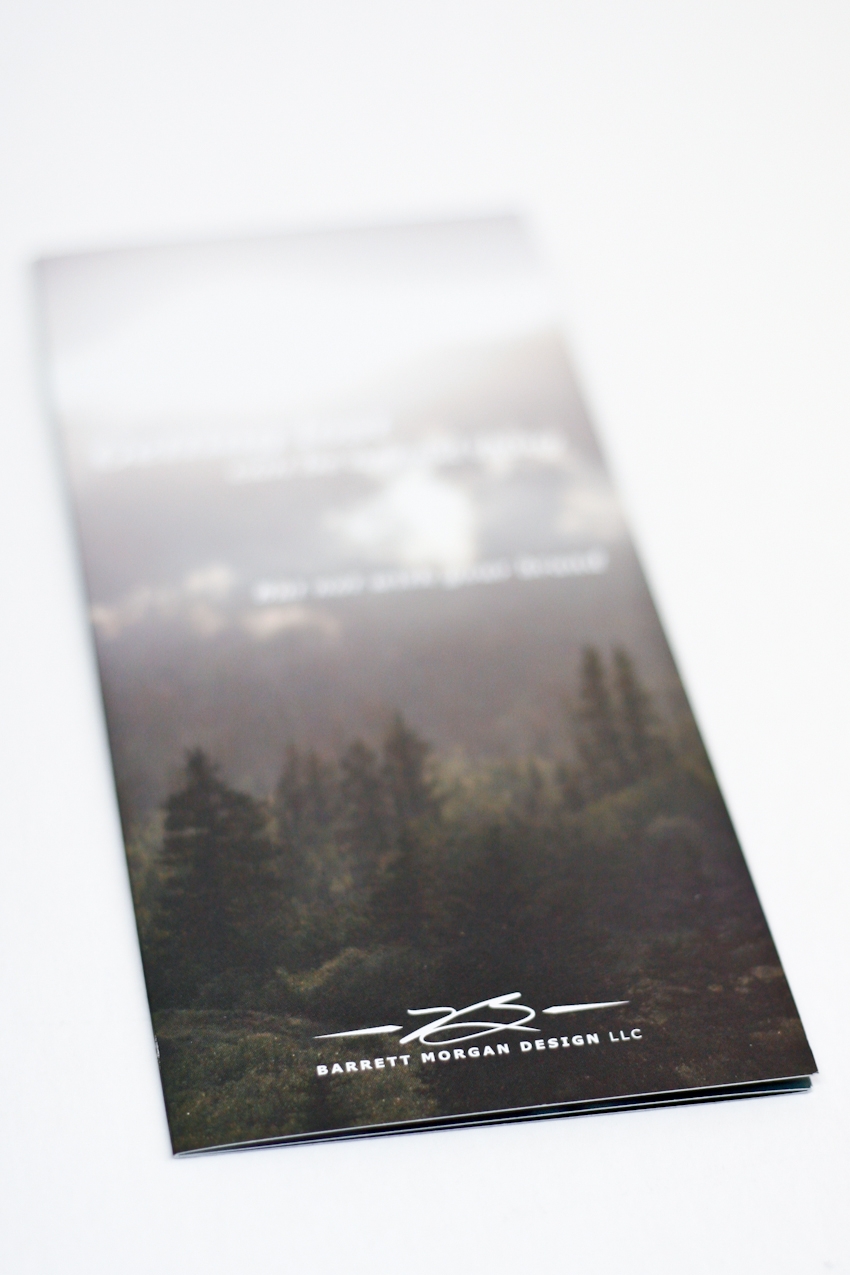 Barrett Morgan Design LLC Brochure Front